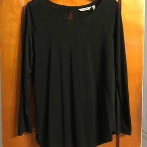 Open back organic top